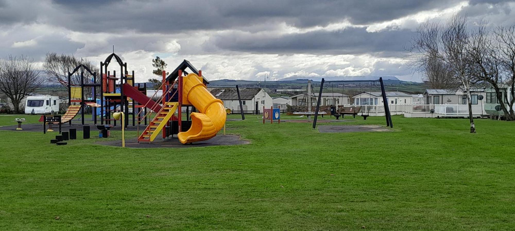 Arual Caravan Manor House Park. Allonby, Cumbria Maryport Bagian luar foto